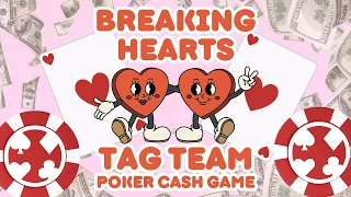 Valentine's Day Tag Team Cash Game w/ PokerFace Ash, Wolfgang Poker!