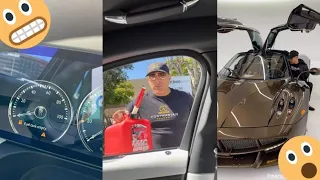 Leyla ran out of fuel, Pagani Huayra Hermes close up - Manny Khoshbin