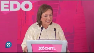 Max Cortázar defiende la presencia de Xóchitl Gálvez en la marcha de la "marea rosa"