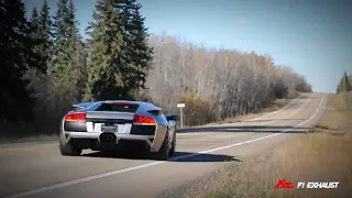 F1 Sound!!! Lamborghini Murcielago LP640 w  Fi Exhaust awesome acceleration!!!