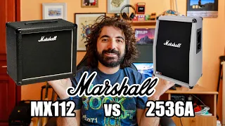 Marshall MX112 1x12 vs Marshall 2536A 2x12 - Marshall Mini Silver Jubilee 2525H