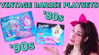 UNBOXING VINTAGE BARBIE VANITY PLAYSETS - 80s & early 90s