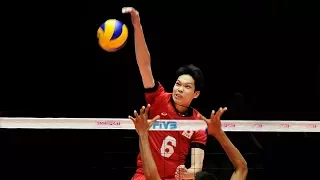 TOP 10 Best Volleyball Spikes by AKIHIRO YAMAUCHI (山内 晶大) 2017