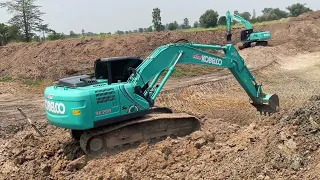 KOBELCO SK200 MARK10 SM YN15 ใหม่มากๆ2000ชั่วโมงงานขุดลอกคลอง