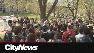 Pro-Palestinian protesters started talks with McGill University