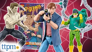 Marvel Legends Peter Parker and Smythe and Epic Hero Series Web Splashers Doc Ock