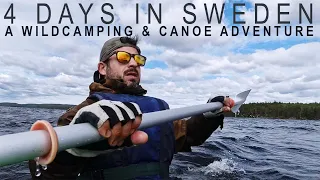 4 NIGHTS IN SWEDEN PT1 | WILDERNESS | WILD CAMPING | CANOEING| BUSHCRAFT | FISHING | IN DALSLAND