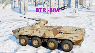 New Plantoon BTR-80A All Tanks Gameplay Rank VI - War Thunder Mobile