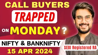 Nifty and BankNifty Prediction for Monday, 15 Apr 2024 | BankNifty Option Tomorrow | Rishi Money