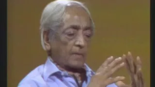 J. Krishnamurti - San Diego 1974 - Conversation 6 - The nature and total eradication of fear