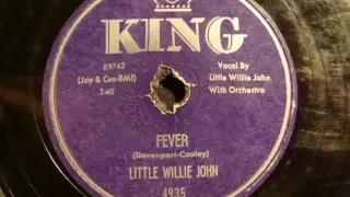 78rpm: Fever - Little Willie John, 1956 - King 4935