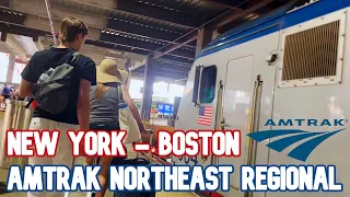 Amtrak Northeast Regional | New York Penn Station - Boston South Station | Coach Class