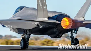 Nonstop LOUD Fighter Jets - Edge of the Runway! - 2021 NAS Fallon Photo Tour - Part 3/6