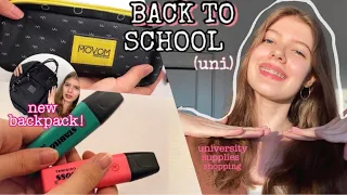 BACK TO SCHOOL (uni) | 1st year at university, supplies shopping