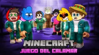 EL JUEGO del CALAMAR con 100 YOUTUBERS en MINECRAFT 😨🦑