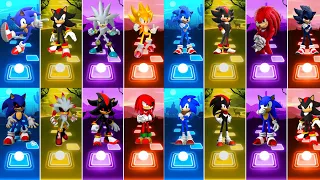 All Video Meghamix - Sonic - Shadow - Silver Sonic - Super Sonic - Sonic The Hedgehog || Tiles Hop🎯🎶