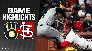 Brewers vs. Cardinals Game Highlights (4/19/24) | MLB Highlights