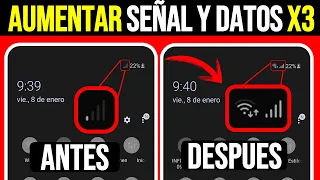 Aumentar el triple de señal y el internet de datos Móviles en cualquier Celular Android 2024!!