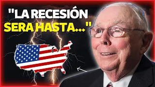 🔴 ¡URGENTE...! Charlie Munger predice "una terrible crisis económica donde TODO SE DERRUMBARÁ"