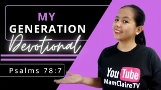 MY GENERATION – Daily Devotional