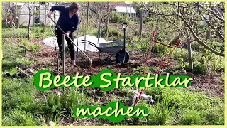 Gartenarbeit April / Erste Küken