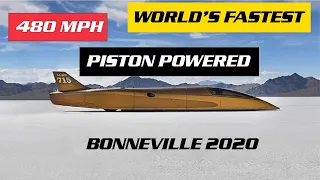 Bonneville Speed Week 2020, George Poteet and Speed Demon go 480 MPH