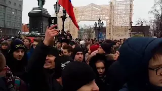 Забастовка избирателей в Москве: «Путин - вор!»