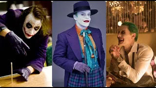 Best Joker's - Jack Nicholson, Heath Ledger, Jared Leto.