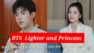 BTS Lighter and Princess😍kissing scene BTS✨Chen fei Yu & Zhang jingYi very shy😂Interview#video#viral