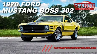 1970 Mustang Boss 302 Yellow Muncie 4 speed Fastback 117161