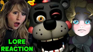 NEW FNAF FAN REACTS TO PIZZA SIMULATOR LORE (FIVE NIGHTS AT FREDDY'S 6)