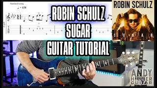 How to play Robin Schulz - Sugar Guitar Tutorial Lesson