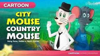 The City Mouse and the Country Mouse Fable and Bedtime Stories for Kids