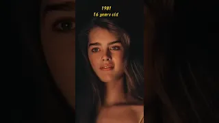 Beautiful women Evolution of brooke shields 🌹 #brookeshields #shorts