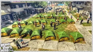 GTA 5 - Grove Street Zombie Infection Survivor Safe Base