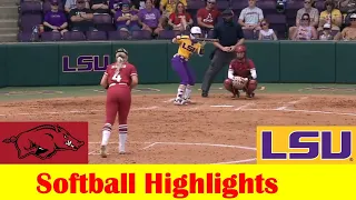 #13 Arkansas vs #7 LSU Softball Game 3 Highlights, April 28 2024