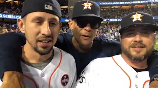 Astros fans celebrate Game 7 win