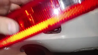 2009 Audi Q7 rear fog reverse tail light bulb replacement