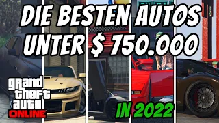 TOP 5 Autos unter $ 750.000 in GTA 5 Online 2022 | Beste Autos für Anfänger