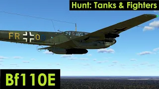 Bf110E Vs Tanks Lagg3 (Il-2)