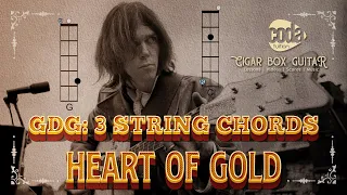 Beginner 3 String Chords – Heart of Gold