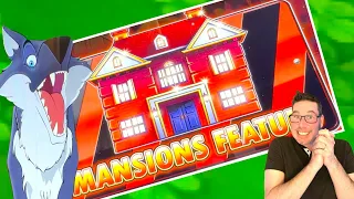 BIG BETS turn into a disaster but then MANSIONS FEATURE! Huff N More Puff 🐺💰🎉