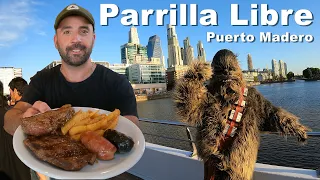 PARRILLA LIBRE en PUERTO MADERO : CUÁNTO CUESTA en 2024 💵🥩