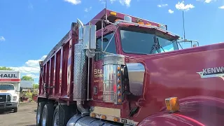 2000 Kenworth W900 Triaxle Dump Truck CAT 6NZ for Sale!! Walk-around Video...