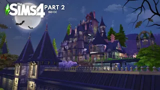 PART 2 VAMPIRE CASTLE |The Sims 4 | Speed Build