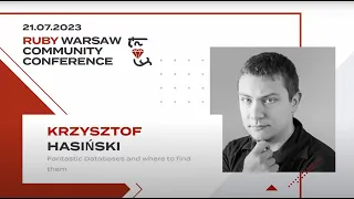 [EN] Fantastic Databases And Where To Find Them - Krzysztof Hasiński