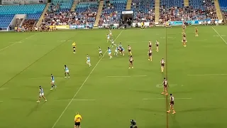 Ezra Mam TRYTIME on the Gold Coast (Broncos vs Titans Trial)