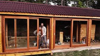We're building a passive solar cabin in the forest | story 16