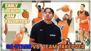 TEAM TAKEOVER EARLY PEACH JAM CHAMPION FAVORITES?! GEORGIA STARS vs. TEAM TAKEOVER 2023 HIGHLIGHTS