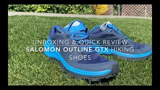 Salomon Outline GTX Hiking Shoes #SalomonOutline #hikingshoes